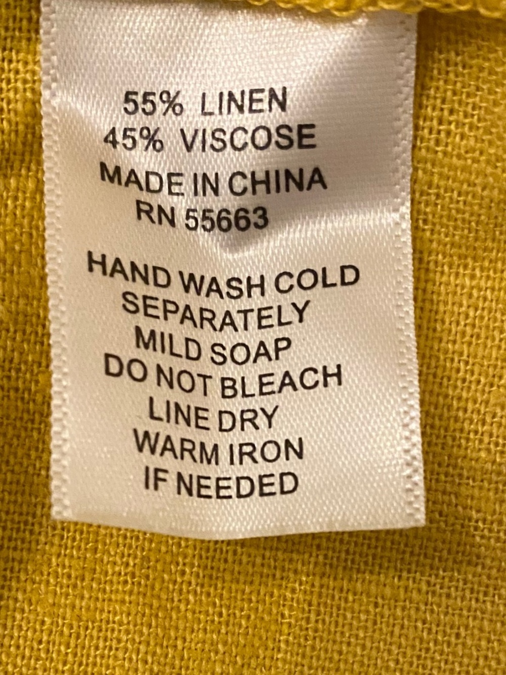 Cynthia Rowley mustard-yellow dress, size 2X. - Picture 4 of 4